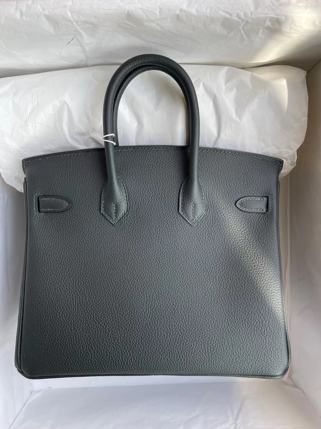Hermès（爱马仕）Birkin 铂金包 togo 6o 松柏绿 金扣 25cm