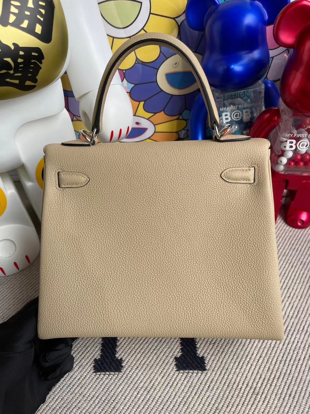 Hermès（爱马仕）Kelly 凯莉包 togo s2 风衣灰 银扣 25cm