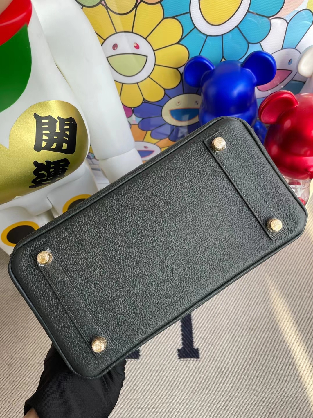 Hermès（爱马仕）Birkin 铂金包 togo 6o 松柏绿 金扣 25cm