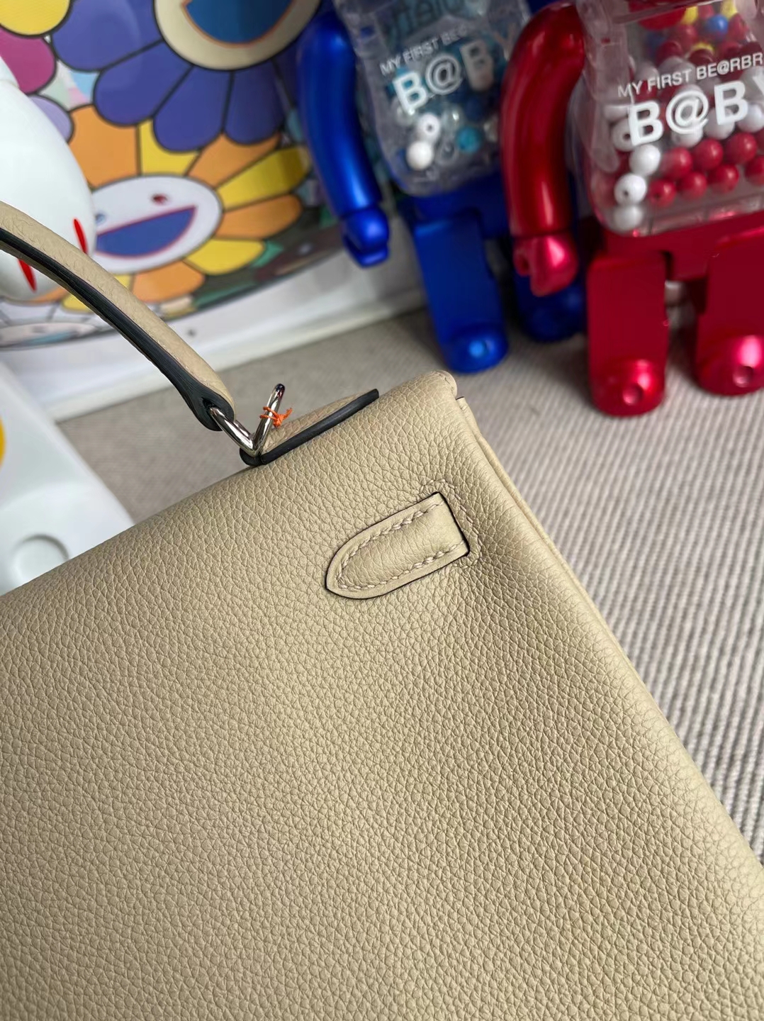 Hermès（爱马仕）Kelly 凯莉包 togo s2 风衣灰 银扣 25cm