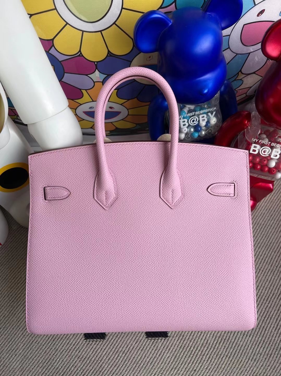 Hermès(爱马仕)Birkin 铂金包 Sellier Epsom 外缝 X9 锦葵紫 银扣 25cm-拉尔森鳄鱼皮具定制 - 爱马仕包包官网 Hermès(爱马仕)Birkin 铂金包 Sellier Epsom 外缝 X9 锦葵紫 银扣 25cm