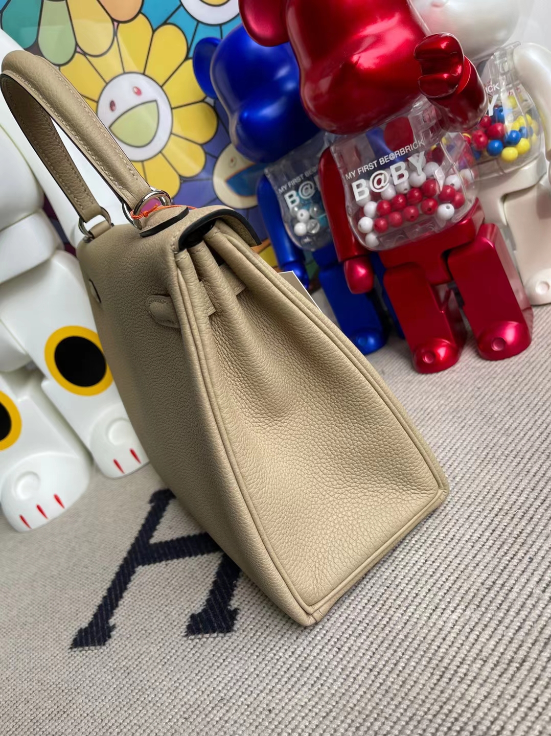 Hermès（爱马仕）Kelly 凯莉包 togo s2 风衣灰 银扣 25cm
