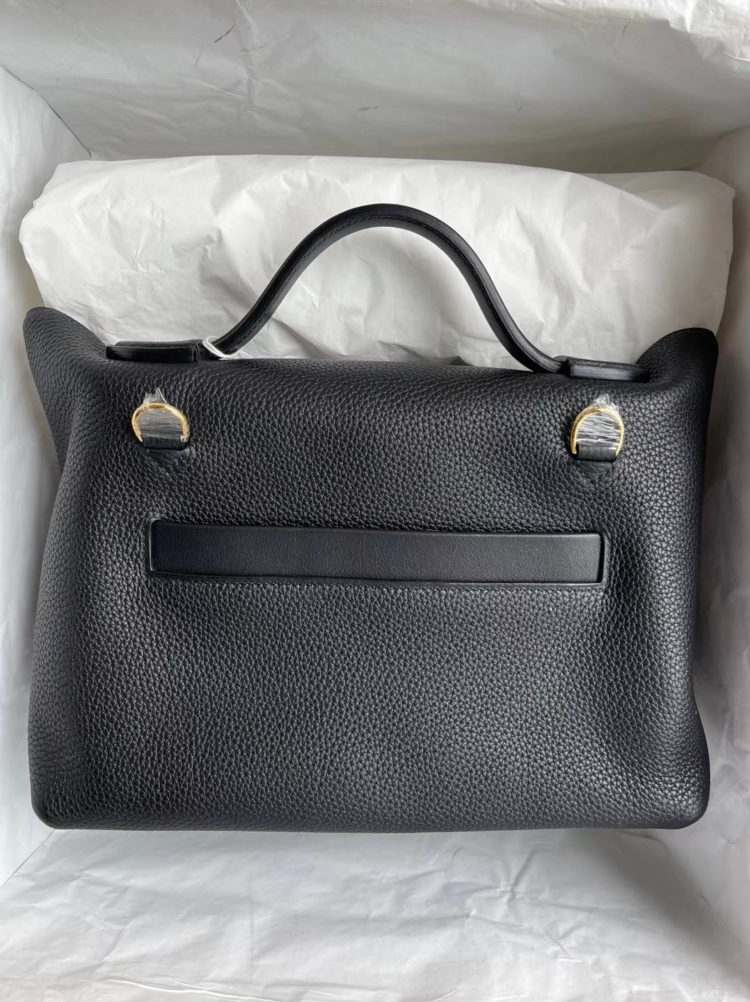 Hermès（爱马仕）Kelly 2424 Touch Ck89 黑色 金扣 29cm