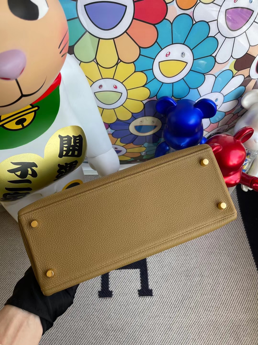 Hermès（爱马仕）Kelly 凯莉包 Togo 顶级小牛皮 8U 金铜色 bronze 金扣 28cm