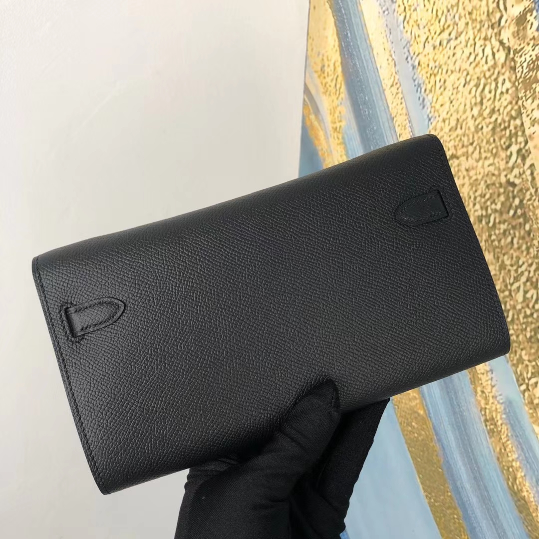 Hermès（爱马仕）Kelly woc epsom ck89 黑色 金扣
