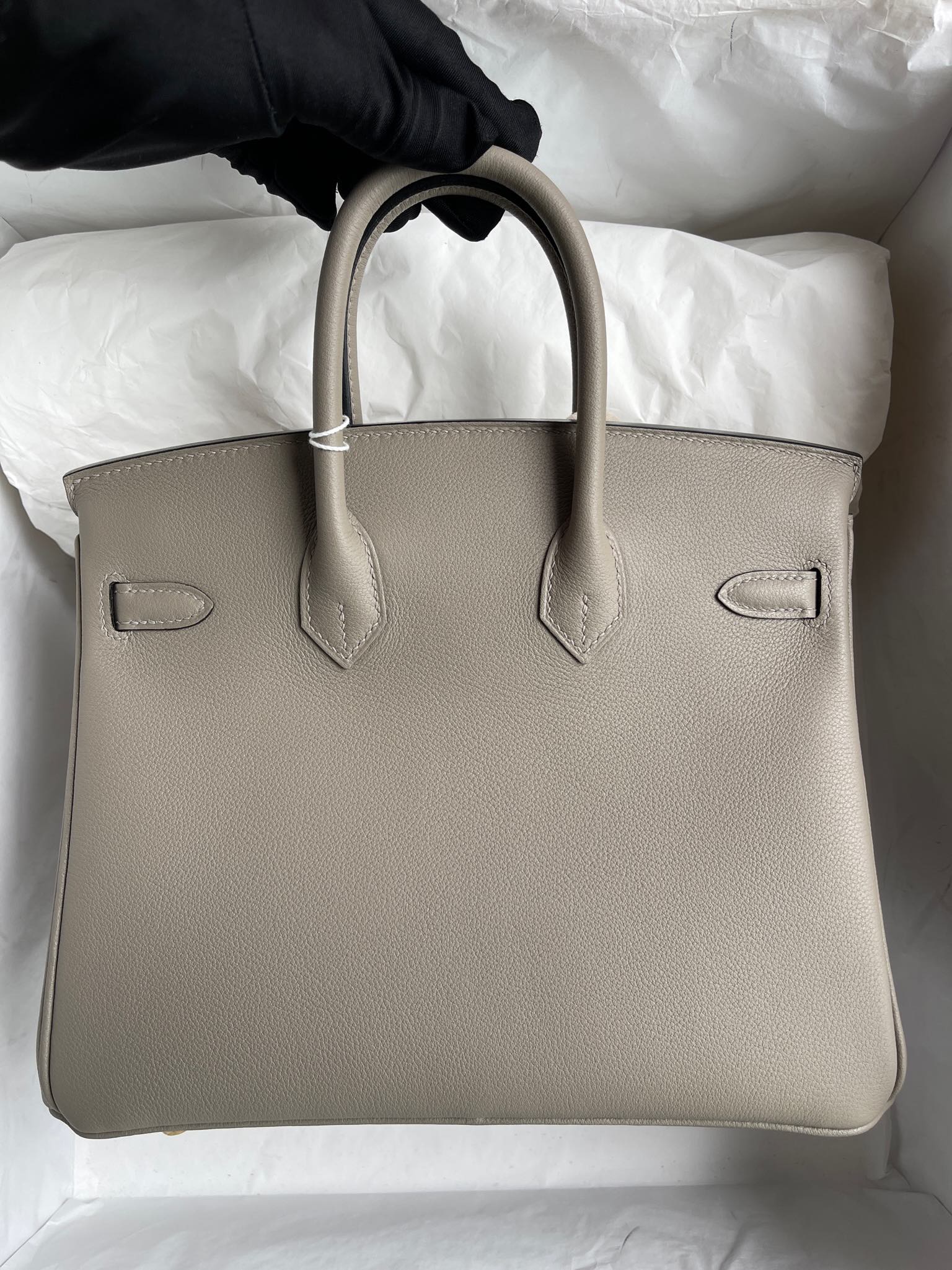Hermès(爱马仕)Birkin 铂金包 Swift M8 沥青灰 Gris ashpite 金扣 25cm 顶级手缝-拉尔森鳄鱼皮具定制 - 爱马仕包包官网 Hermès(爱马仕)Birkin 铂金包 Swift M8 沥青灰 Gris ashpite 金扣 25cm 顶级手缝
