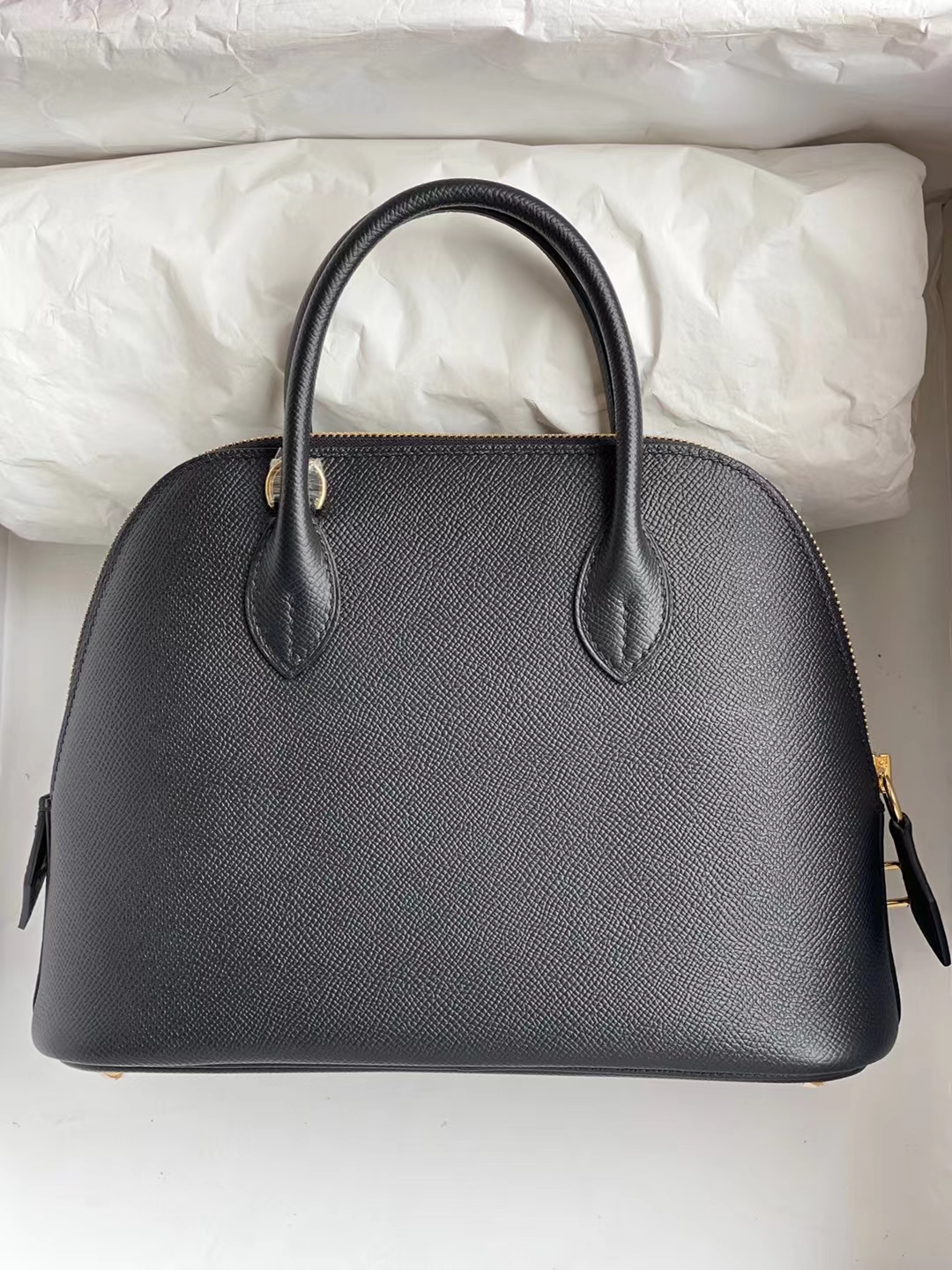 Hermès（爱马仕）Bolide 保龄球包 Epsom ck89 黑色 金扣 25cm stock