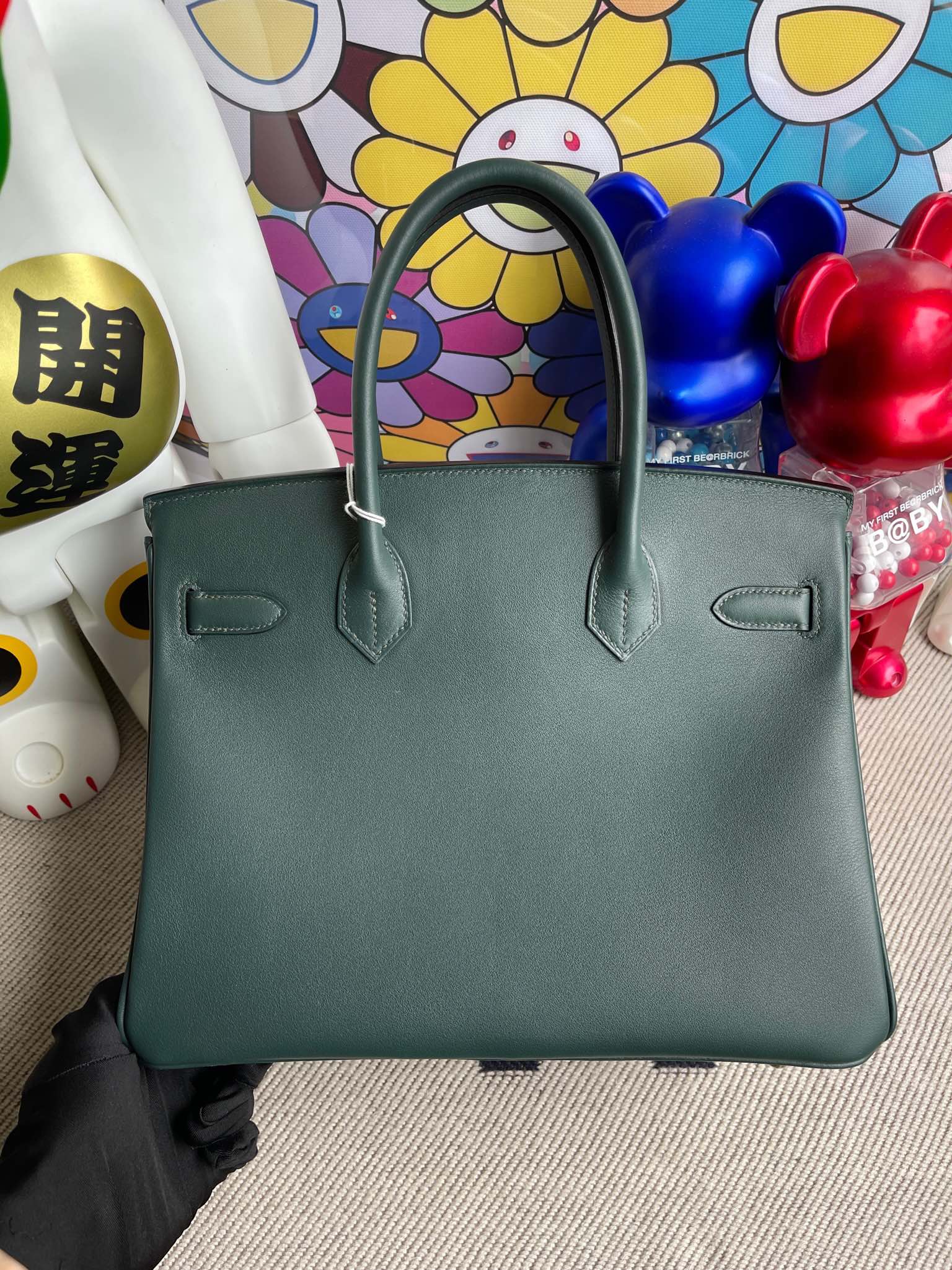Hermès（爱马仕）Birkin 铂金包 Swift 6O 松柏绿 金扣 30cm 顶级手缝