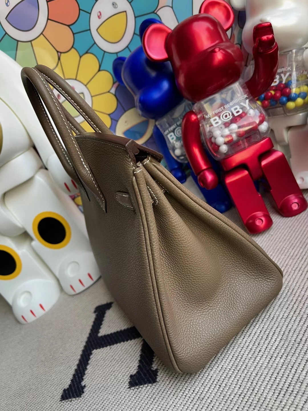 Hermès(爱马仕)Birkin 铂金包 togo ck18 大象灰 银扣 25cm 顶级工艺 全手工缝制-拉尔森鳄鱼皮具定制 - 爱马仕包包官网 Hermès(爱马仕)Birkin 铂金包 togo ck18 大象灰 银扣 25cm 顶级工艺 全手工缝制