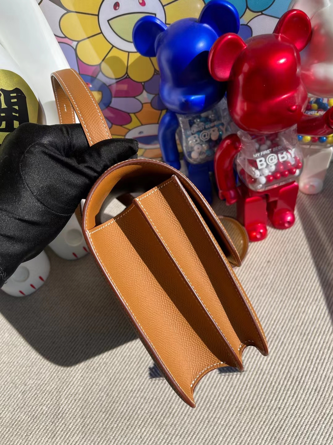 Hermès(爱马仕)Constance 空姐包 Ck37 金棕色 金扣 24cm 顶级工艺 全手工缝制-拉尔森鳄鱼皮具定制 - 爱马仕包包官网 Hermès(爱马仕)Constance 空姐包 Ck37 金棕色 金扣 24cm 顶级工艺 全手工缝制