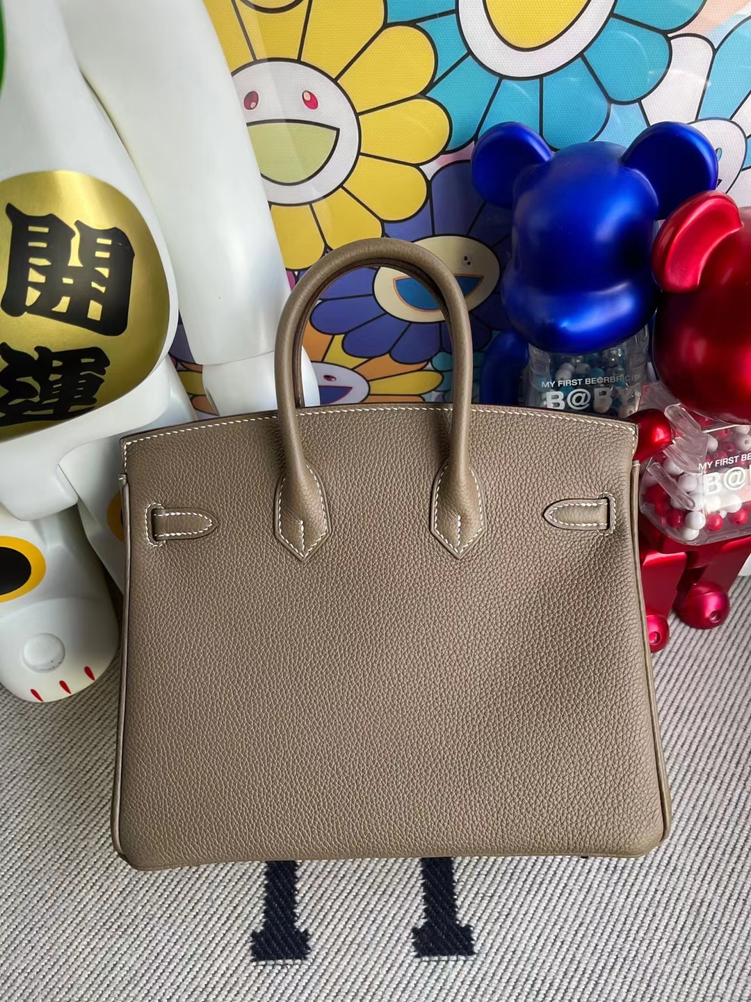 Hermès(爱马仕)Birkin 铂金包 togo ck18 大象灰 银扣 25cm 顶级工艺 全手工缝制-拉尔森鳄鱼皮具定制 - 爱马仕包包官网 Hermès(爱马仕)Birkin 铂金包 togo ck18 大象灰 银扣 25cm 顶级工艺 全手工缝制