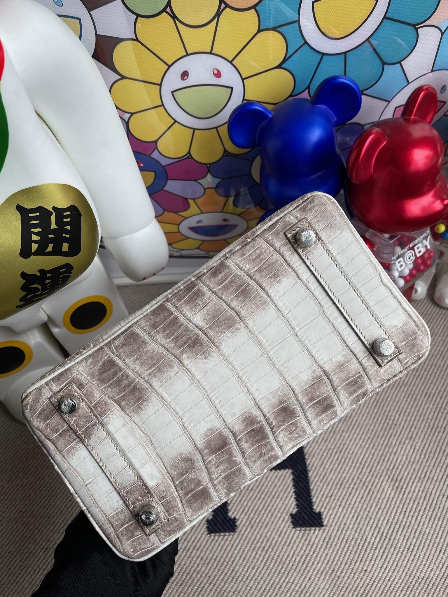 Hermès（爱马仕）Birkin 铂金包 Himalaya 喜马拉雅 银扣 25cm 顶级手缝 现货