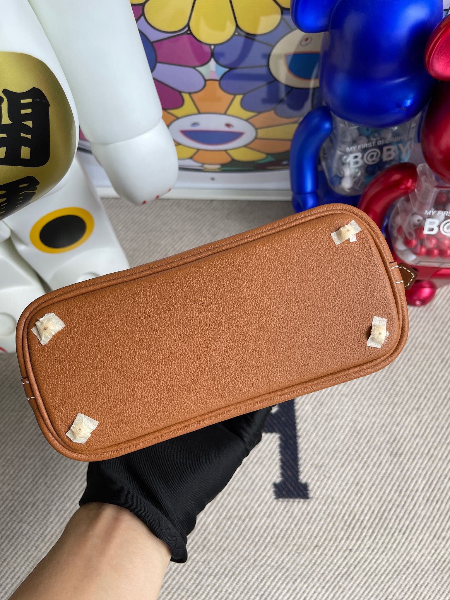 Hermès（爱马仕）Mini bolide 迷你 保龄球 Evecolor ck37 金棕色 Gold 金扣 顶级手缝 现货