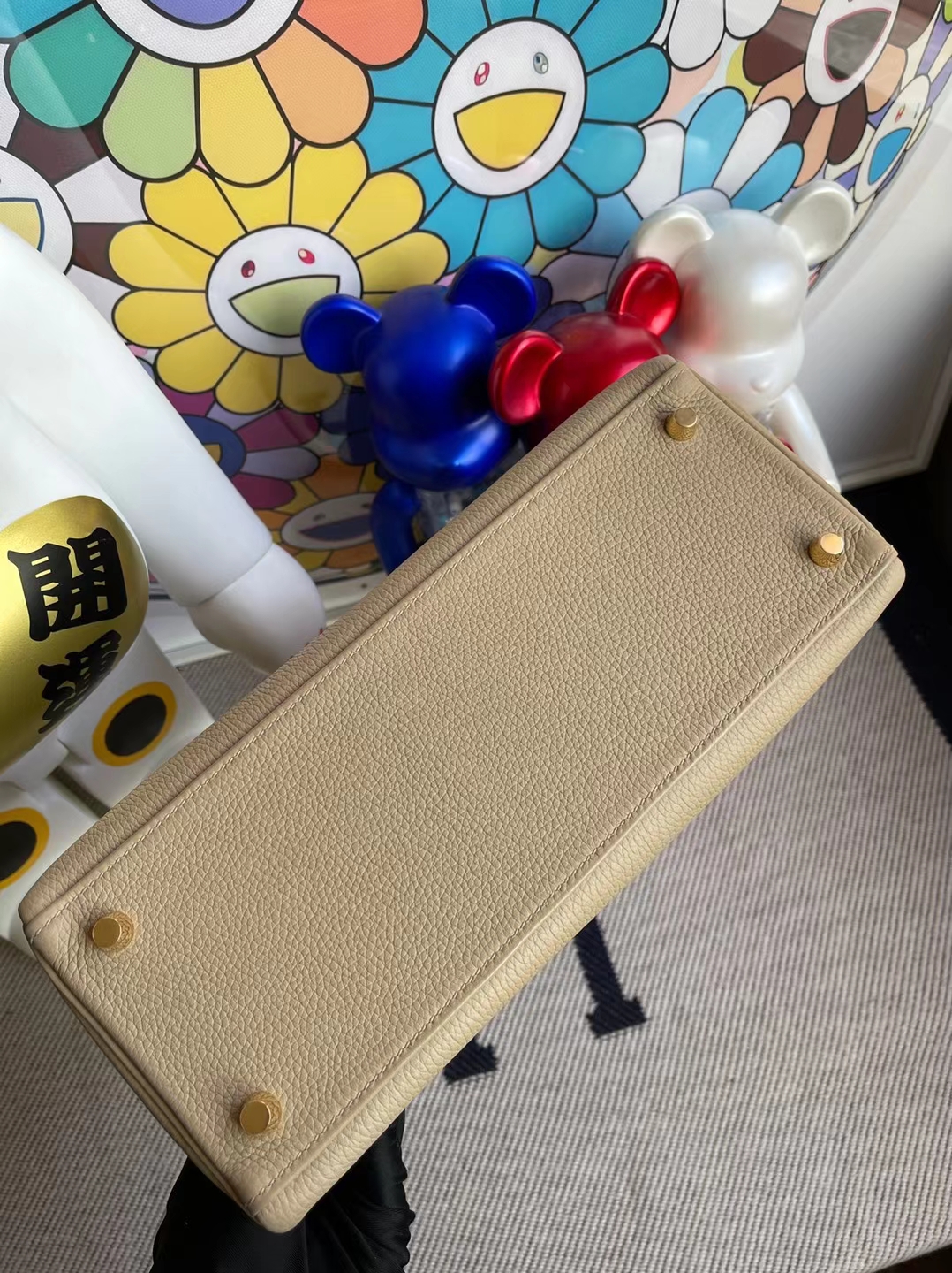 Hermès(爱马仕)Kelly 凯莉包 Togo S2 风衣灰 金扣 28cm 顶级工艺 全手工缝制-拉尔森鳄鱼皮具定制 - 爱马仕包包官网 Hermès(爱马仕)Kelly 凯莉包 Togo S2 风衣灰 金扣 28cm 顶级工艺 全手工缝制