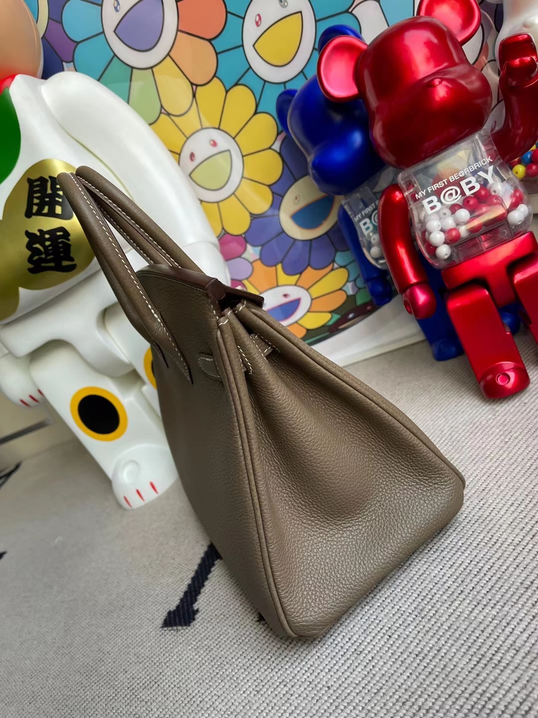 Hermès(爱马仕)Birkin 铂金包 togo ck18 大象灰 金扣 25cm 顶级工艺 全手工缝制-拉尔森鳄鱼皮具定制 - 爱马仕包包官网 Hermès(爱马仕)Birkin 铂金包 togo ck18 大象灰 金扣 25cm 顶级工艺 全手工缝制