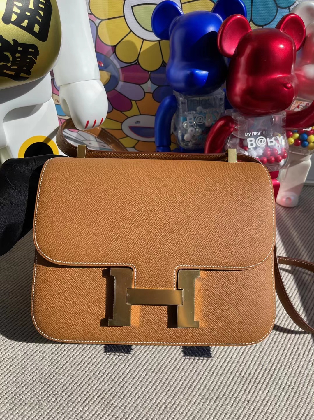 Hermès(爱马仕)Constance 空姐包 Ck37 金棕色 金扣 24cm 顶级工艺 全手工缝制-拉尔森鳄鱼皮具定制 - 爱马仕包包官网 Hermès(爱马仕)Constance 空姐包 Ck37 金棕色 金扣 24cm 顶级工艺 全手工缝制