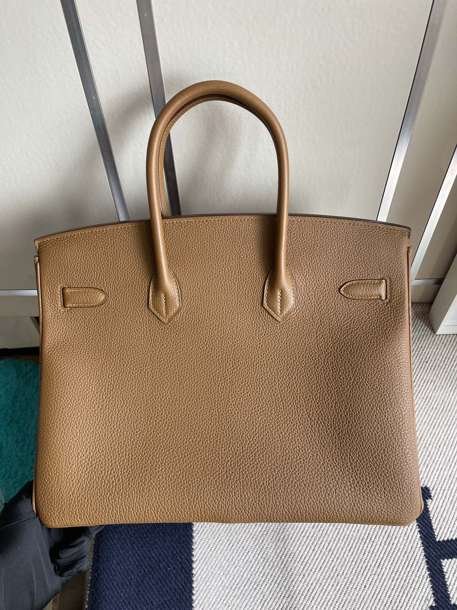 Hermès(爱马仕)Birkin 铂金包 原厂小牛皮 togo 栗子棕 金扣 35cm 顶级手缝-拉尔森鳄鱼皮具定制 - 爱马仕包包官网 Hermès(爱马仕)Birkin 铂金包 原厂小牛皮 togo 栗子棕 金扣 35cm 顶级手缝
