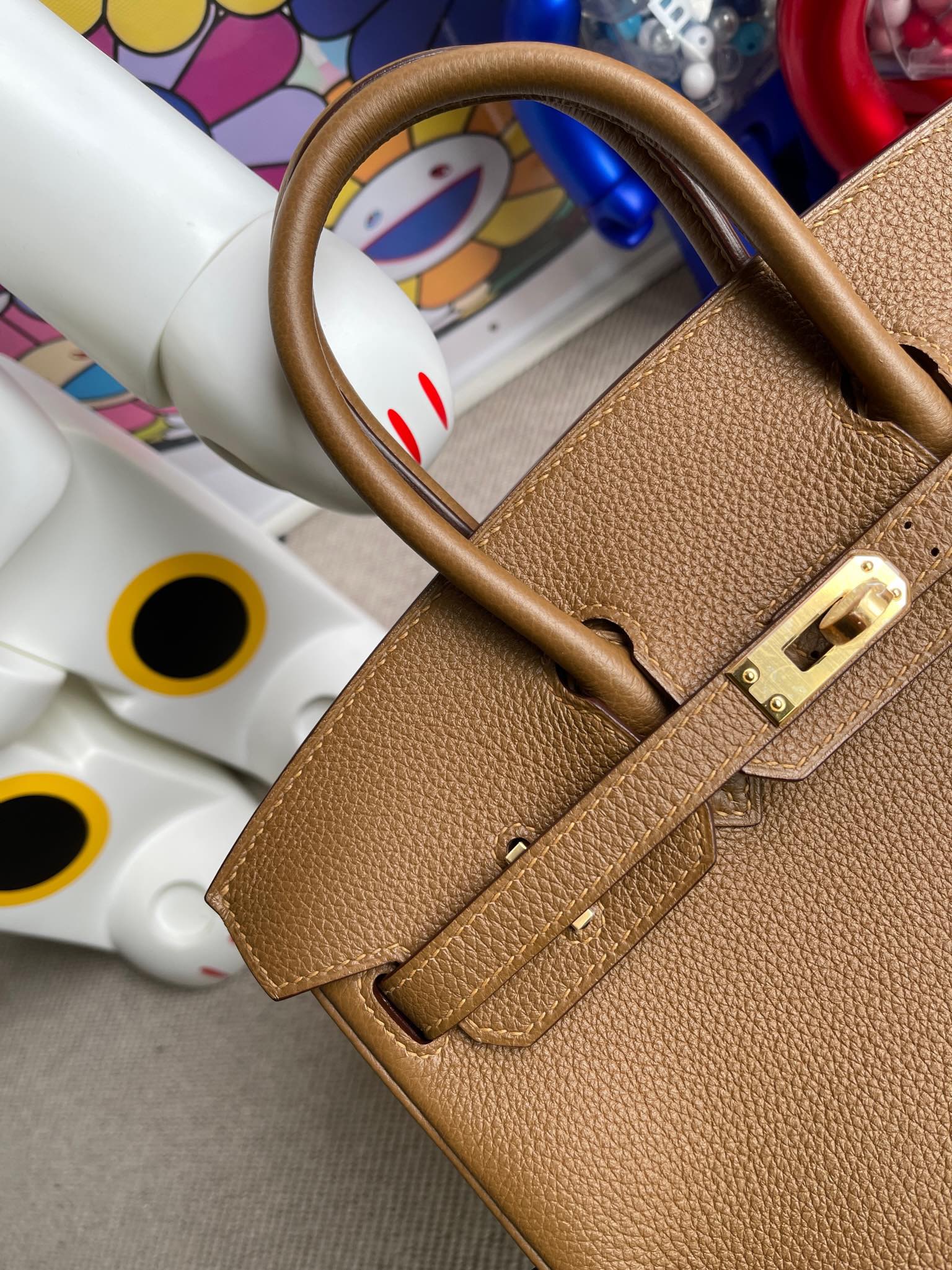 Hermès(爱马仕)Birkin 铂金包 原厂小牛皮 togo 栗子棕 金扣 25cm 顶级手缝-拉尔森鳄鱼皮具定制 - 爱马仕包包官网 Hermès(爱马仕)Birkin 铂金包 原厂小牛皮 togo 栗子棕 金扣 25cm 顶级手缝