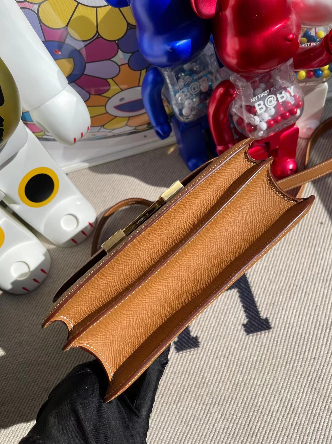 Hermès(爱马仕)Constance 空姐包 Ck37 金棕色 金扣 24cm 顶级工艺 全手工缝制-拉尔森鳄鱼皮具定制 - 爱马仕包包官网 Hermès(爱马仕)Constance 空姐包 Ck37 金棕色 金扣 24cm 顶级工艺 全手工缝制
