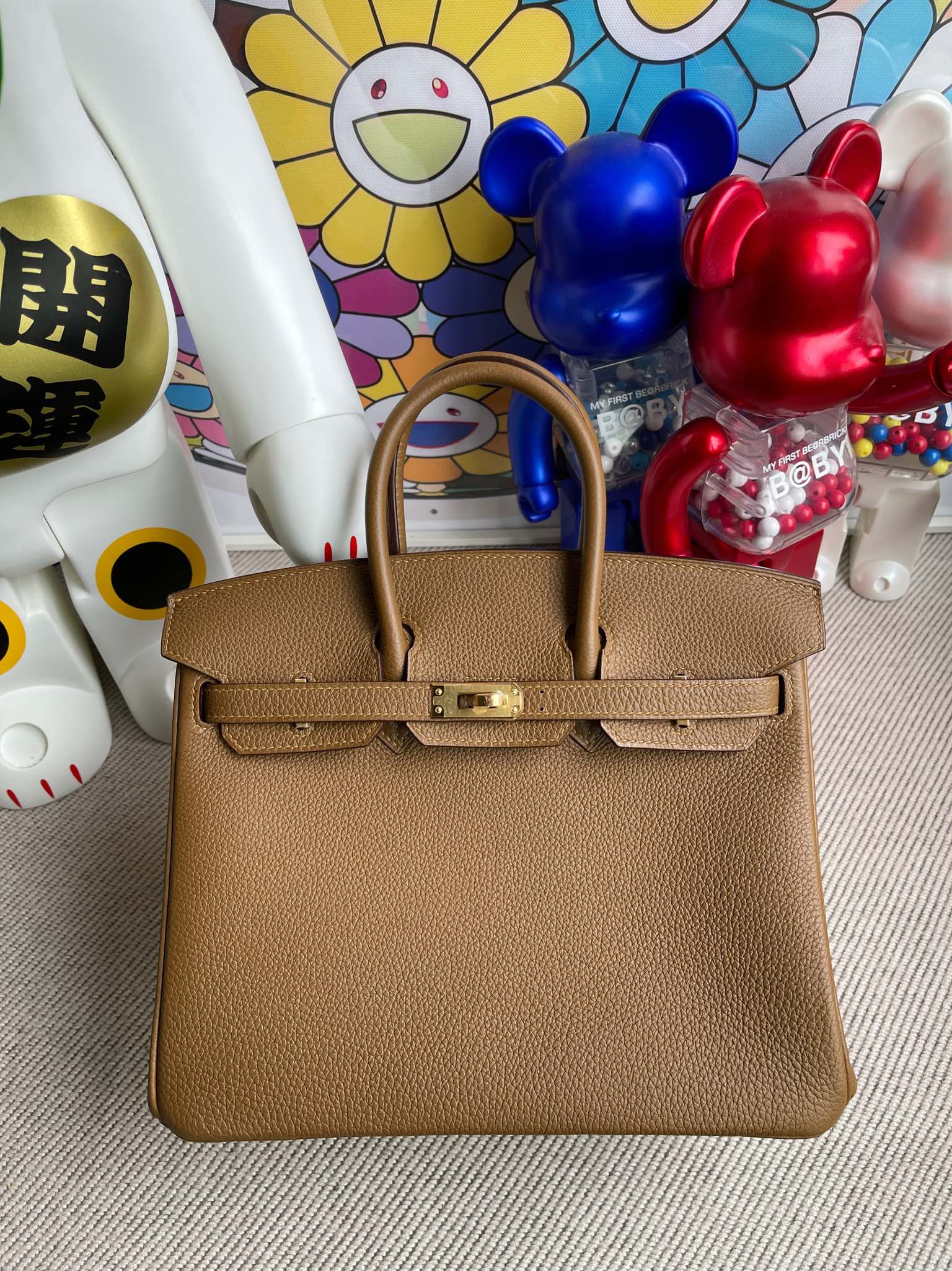 Hermès(爱马仕)Birkin 铂金包 原厂小牛皮 togo 栗子棕 金扣 25cm 顶级手缝-拉尔森鳄鱼皮具定制 - 爱马仕包包官网 Hermès(爱马仕)Birkin 铂金包 原厂小牛皮 togo 栗子棕 金扣 25cm 顶级手缝