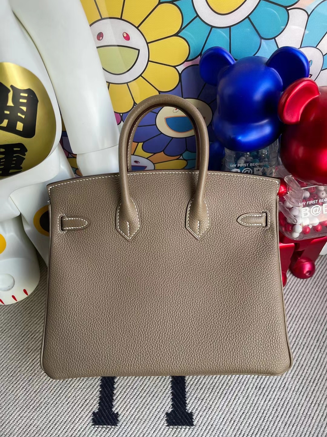 Hermès(爱马仕)Birkin 铂金包 togo ck18 大象灰 金扣 25cm 顶级工艺 全手工缝制-拉尔森鳄鱼皮具定制 - 爱马仕包包官网 Hermès(爱马仕)Birkin 铂金包 togo ck18 大象灰 金扣 25cm 顶级工艺 全手工缝制