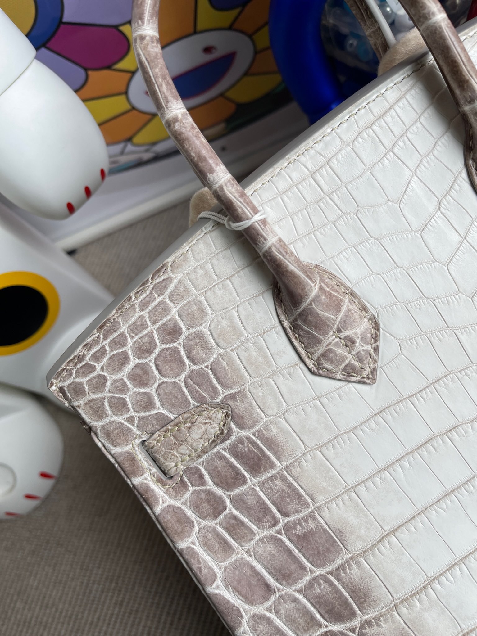 Hermès（爱马仕）Birkin 铂金包 Himalaya 喜马拉雅 银扣 25cm 顶级手缝 现货