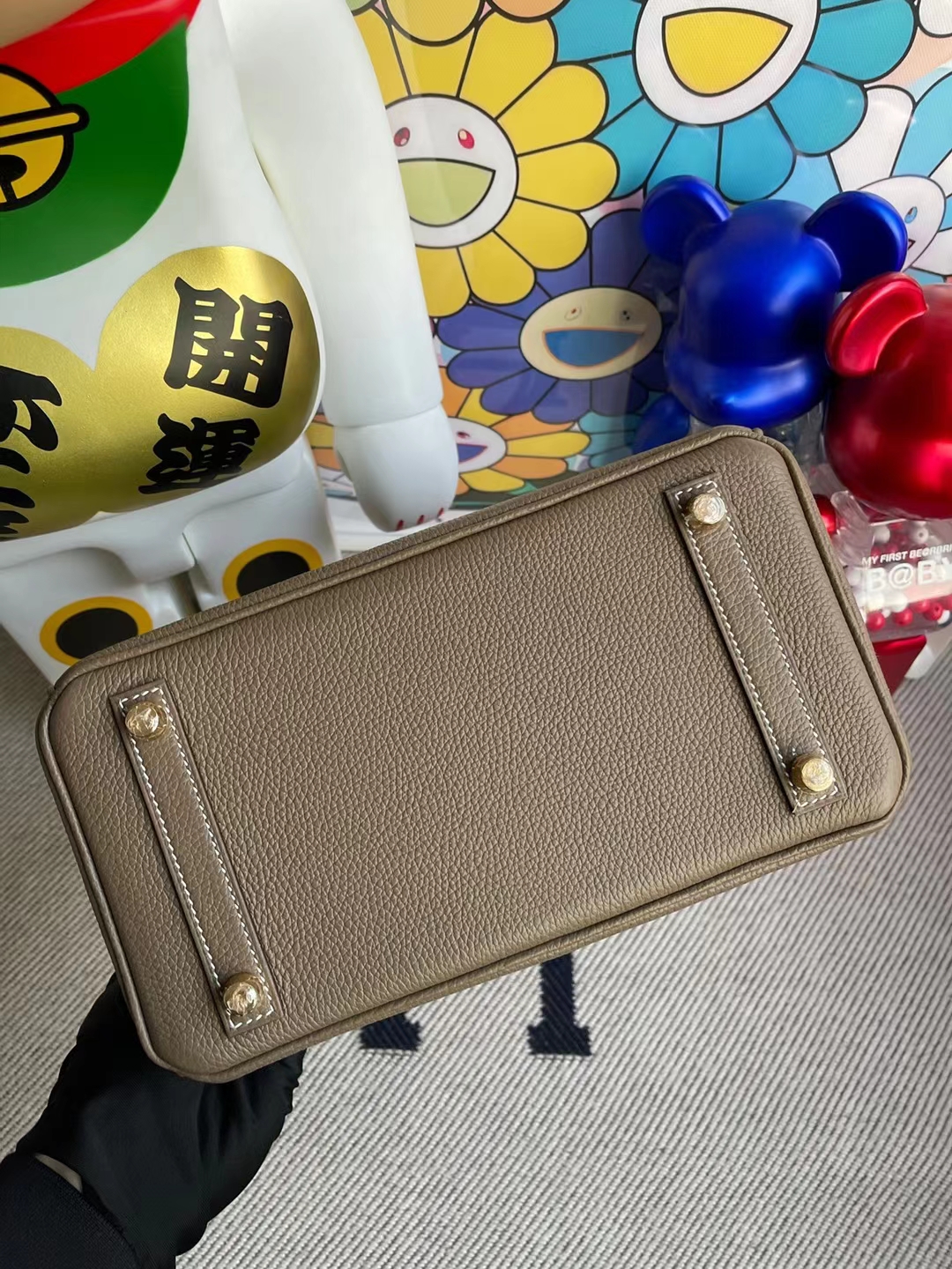 Hermès(爱马仕)Birkin 铂金包 togo ck18 大象灰 金扣 25cm 顶级工艺 全手工缝制-拉尔森鳄鱼皮具定制 - 爱马仕包包官网 Hermès(爱马仕)Birkin 铂金包 togo ck18 大象灰 金扣 25cm 顶级工艺 全手工缝制