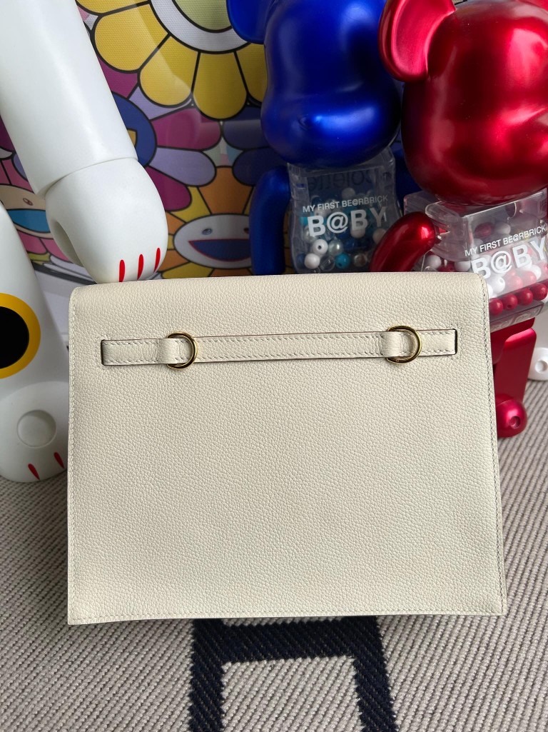 Hermès(爱马仕)Kelly danse 跳舞包 evecolor ck10 奶昔白 Craie 金扣 顶级手缝-拉尔森鳄鱼皮具定制 - 爱马仕包包官网 Hermès(爱马仕)Kelly danse 跳舞包 evecolor ck10 奶昔白 Craie 金扣 顶级手缝