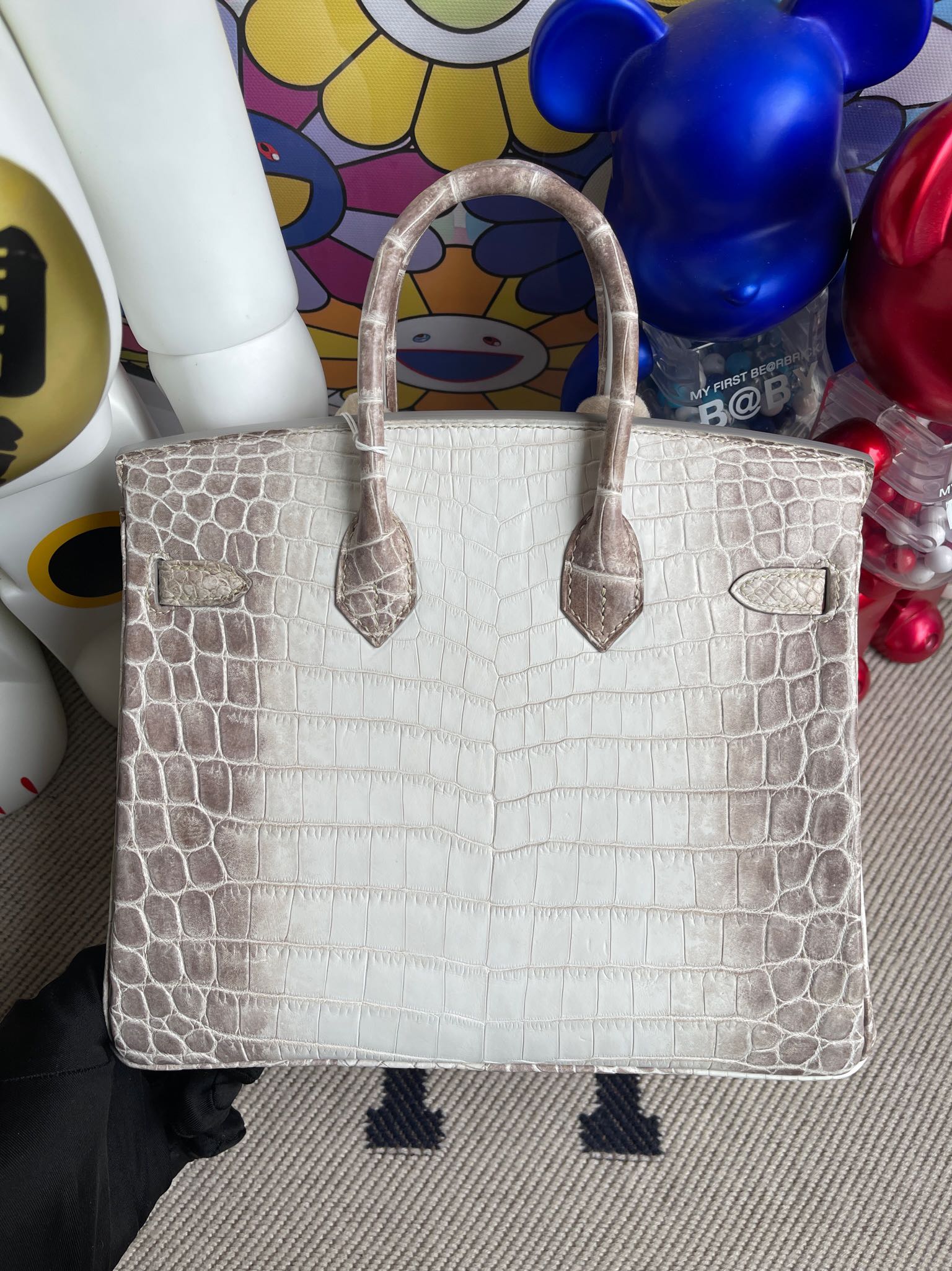 Hermès（爱马仕）Birkin 铂金包 Himalaya 喜马拉雅 银扣 25cm 顶级手缝 现货