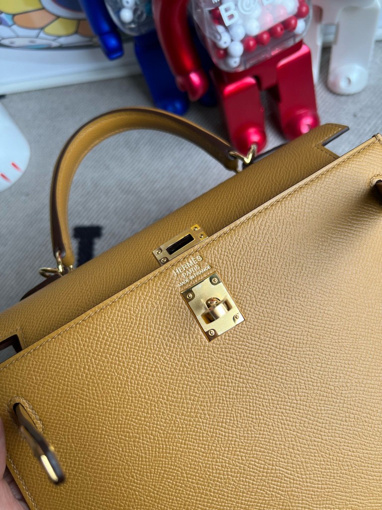 Hermès(爱马仕)kelly 凯莉包 Epsom 原厂掌纹皮 2S 芝麻色 Sesame 金扣 25cm 顶级手缝-拉尔森鳄鱼皮具定制 - 爱马仕包包官网 Hermès(爱马仕)kelly 凯莉包 Epsom 原厂掌纹皮 2S 芝麻色 Sesame 金扣 25cm 顶级手缝