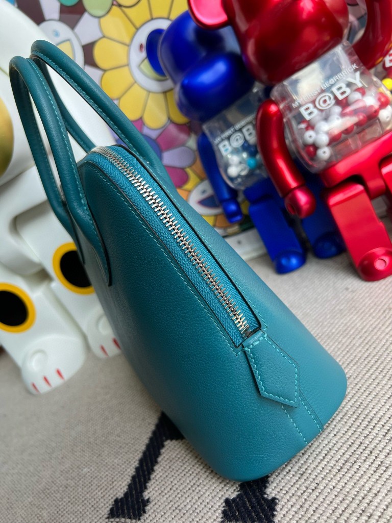 Hermès(爱马仕)Bolide 保龄球包 Evecolor W0 博斯普鲁斯绿 银扣 25cm 顶级手缝-拉尔森鳄鱼皮具定制 - 爱马仕包包官网 Hermès(爱马仕)Bolide 保龄球包 Evecolor W0 博斯普鲁斯绿 银扣 25cm 顶级手缝