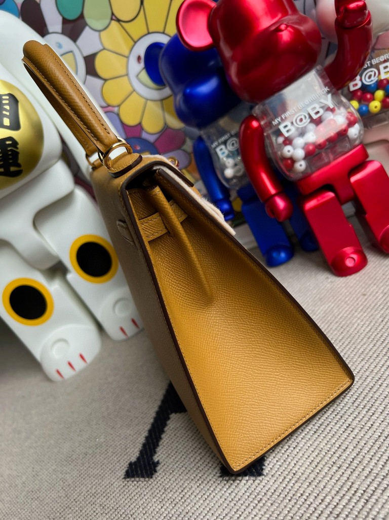 Hermès(爱马仕)kelly 凯莉包 Epsom 原厂掌纹皮 2S 芝麻色 Sesame 金扣 25cm 顶级手缝-拉尔森鳄鱼皮具定制 - 爱马仕包包官网 Hermès(爱马仕)kelly 凯莉包 Epsom 原厂掌纹皮 2S 芝麻色 Sesame 金扣 25cm 顶级手缝