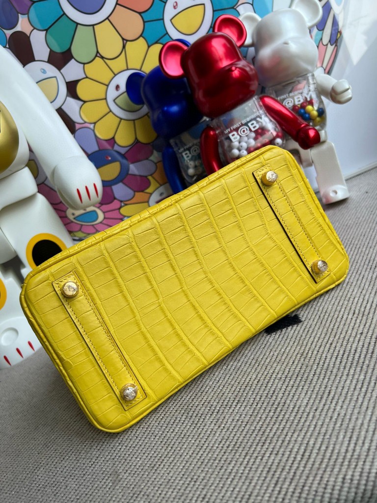 Hermès(爱马仕)Birkin 铂金包 Alligator matt 雾面鳄鱼 M9 金盏花黄 金扣 25cm 顶级手缝-拉尔森鳄鱼皮具定制 - 爱马仕包包官网 Hermès(爱马仕)Birkin 铂金包 Alligator matt 雾面鳄鱼 M9 金盏花黄 金扣 25cm 顶级手缝