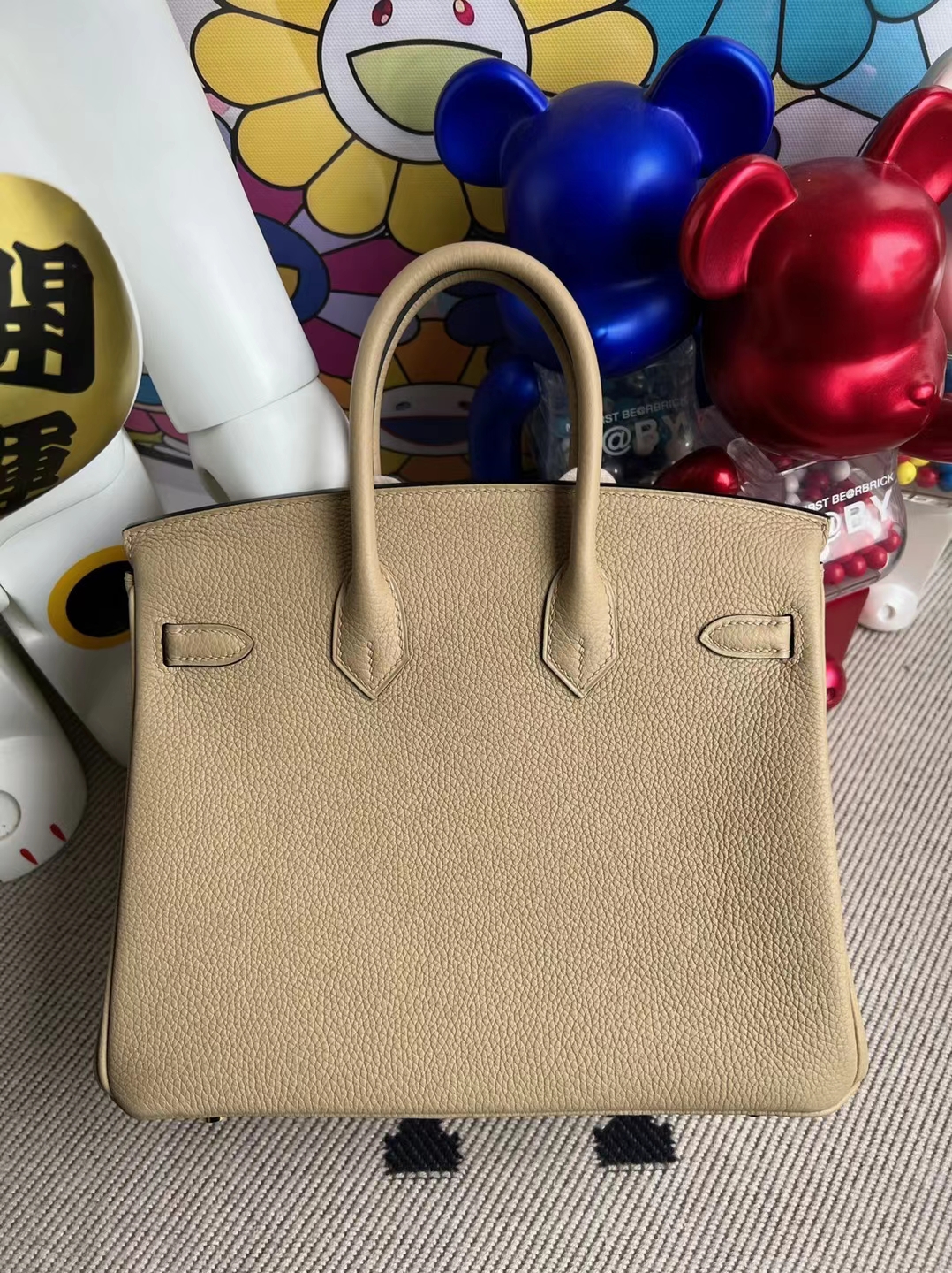 Hermès(爱马仕)Birkin 铂金包 Togo S2 风衣灰 金扣 25cm 顶级工艺-拉尔森鳄鱼皮具定制 - 爱马仕包包官网 Hermès(爱马仕)Birkin 铂金包 Togo S2 风衣灰 金扣 25cm 顶级工艺