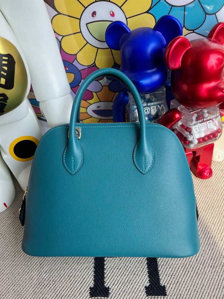 Hermès(爱马仕)Bolide 保龄球包 Evecolor W0 博斯普鲁斯绿 金扣 25cm 顶级手缝-拉尔森鳄鱼皮具定制 - 爱马仕包包官网 Hermès(爱马仕)Bolide 保龄球包 Evecolor W0 博斯普鲁斯绿 金扣 25cm 顶级手缝