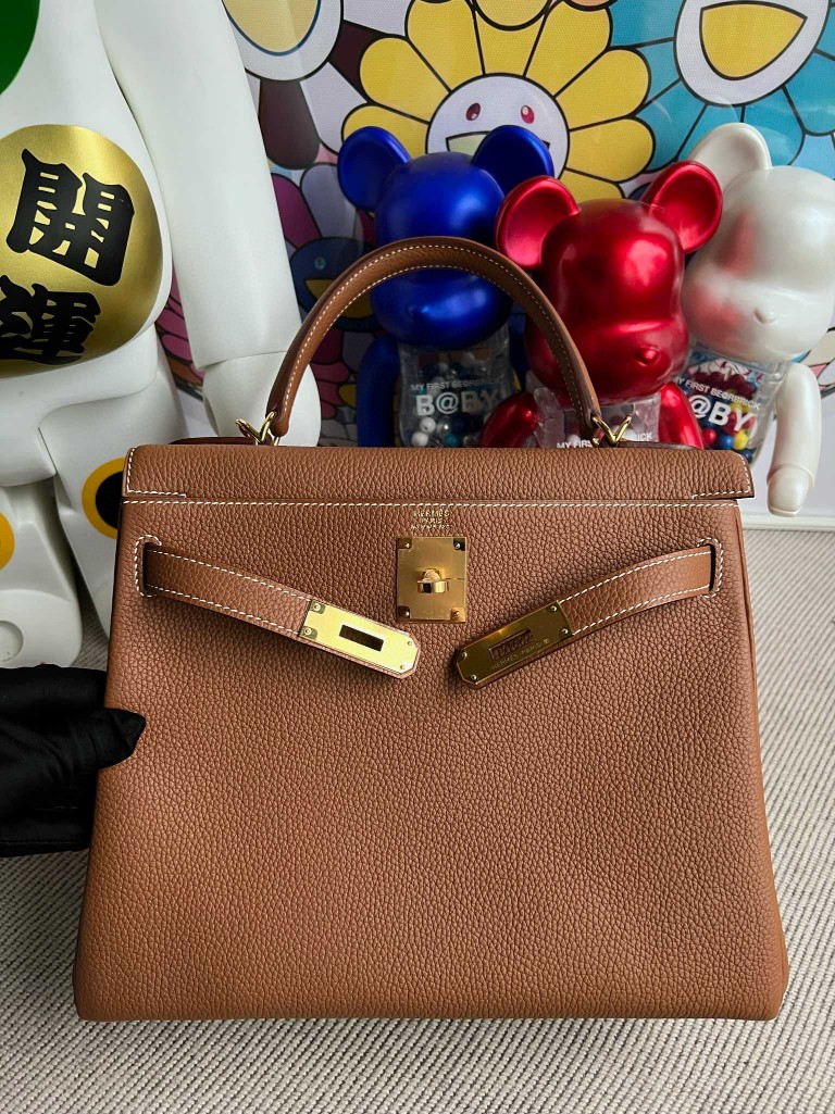 Hermès(爱马仕)Kelly 凯莉包 原厂小牛皮 togo ck37 金棕色 gold 金扣 28cm 顶级手缝-拉尔森鳄鱼皮具定制 - 爱马仕包包官网 Hermès(爱马仕)Kelly 凯莉包 原厂小牛皮 togo ck37 金棕色 gold 金扣 28cm 顶级手缝