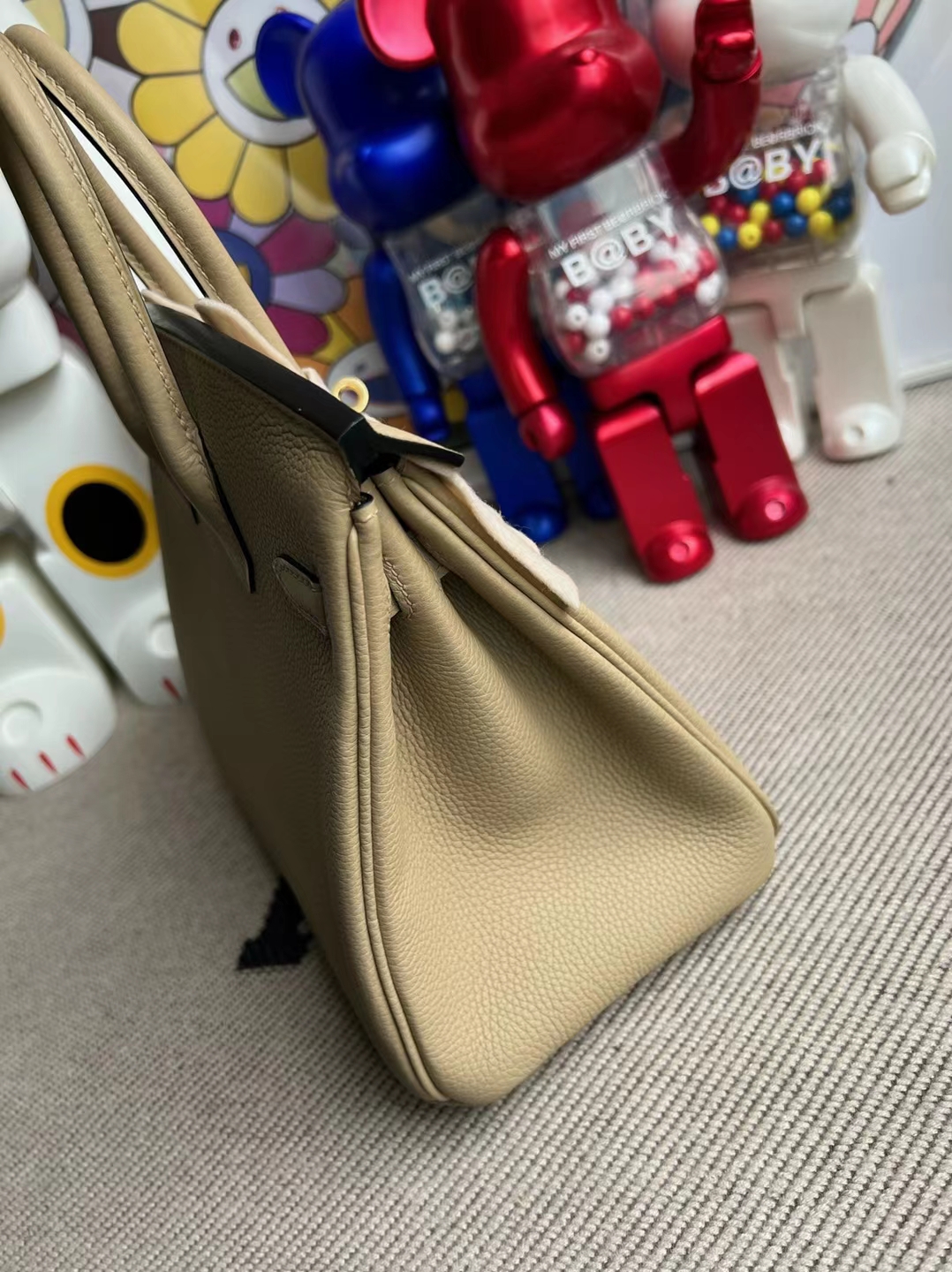 Hermès(爱马仕)Birkin 铂金包 Togo S2 风衣灰 金扣 25cm 顶级工艺-拉尔森鳄鱼皮具定制 - 爱马仕包包官网 Hermès(爱马仕)Birkin 铂金包 Togo S2 风衣灰 金扣 25cm 顶级工艺