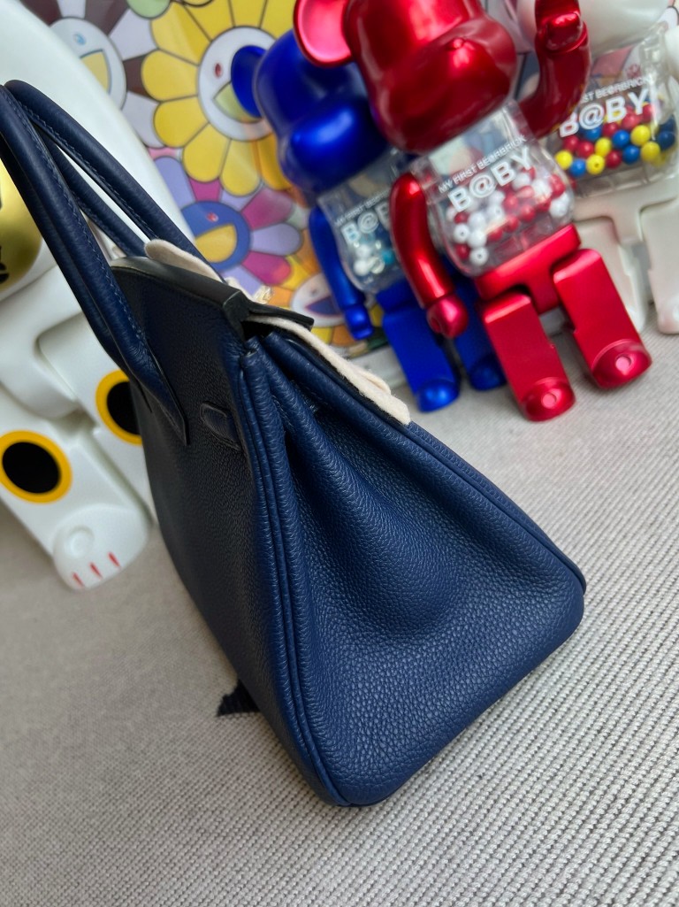 Hermès(爱马仕)Birkin 铂金包 原厂小牛皮 togo 7k 宝石蓝 Blue saphir 金扣 25cm 顶级手缝-拉尔森鳄鱼皮具定制 - 爱马仕包包官网 Hermès(爱马仕)Birkin 铂金包 原厂小牛皮 togo 7k 宝石蓝 Blue saphir 金扣 25cm 顶级手缝