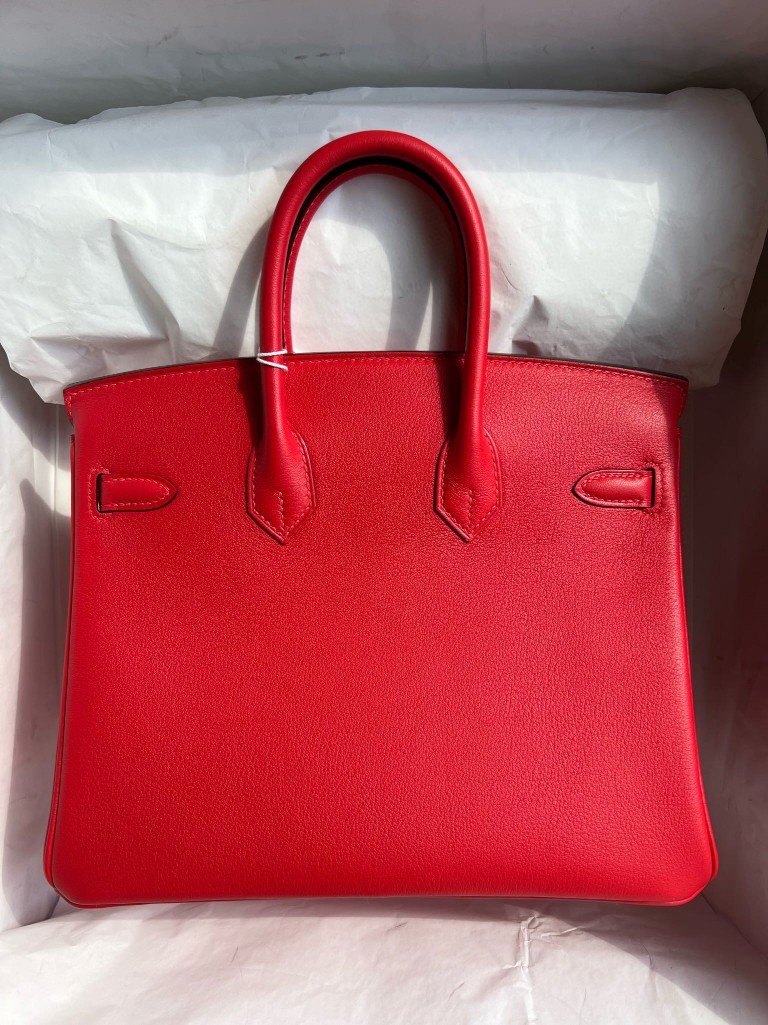 Hermès(爱马仕)Birkin 铂金包 Swift S3 心红色 金扣 25cm 顶级手缝-拉尔森鳄鱼皮具定制 - 爱马仕包包官网 Hermès(爱马仕)Birkin 铂金包 Swift S3 心红色 金扣 25cm 顶级手缝