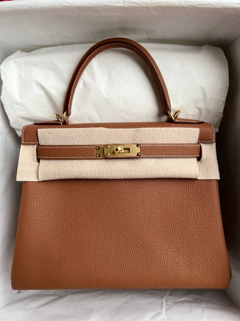 Hermès(爱马仕)Kelly 凯莉包 原厂小牛皮 togo ck37 金棕色 gold 金扣 28cm 顶级手缝-拉尔森鳄鱼皮具定制 - 爱马仕包包官网 Hermès(爱马仕)Kelly 凯莉包 原厂小牛皮 togo ck37 金棕色 gold 金扣 28cm 顶级手缝