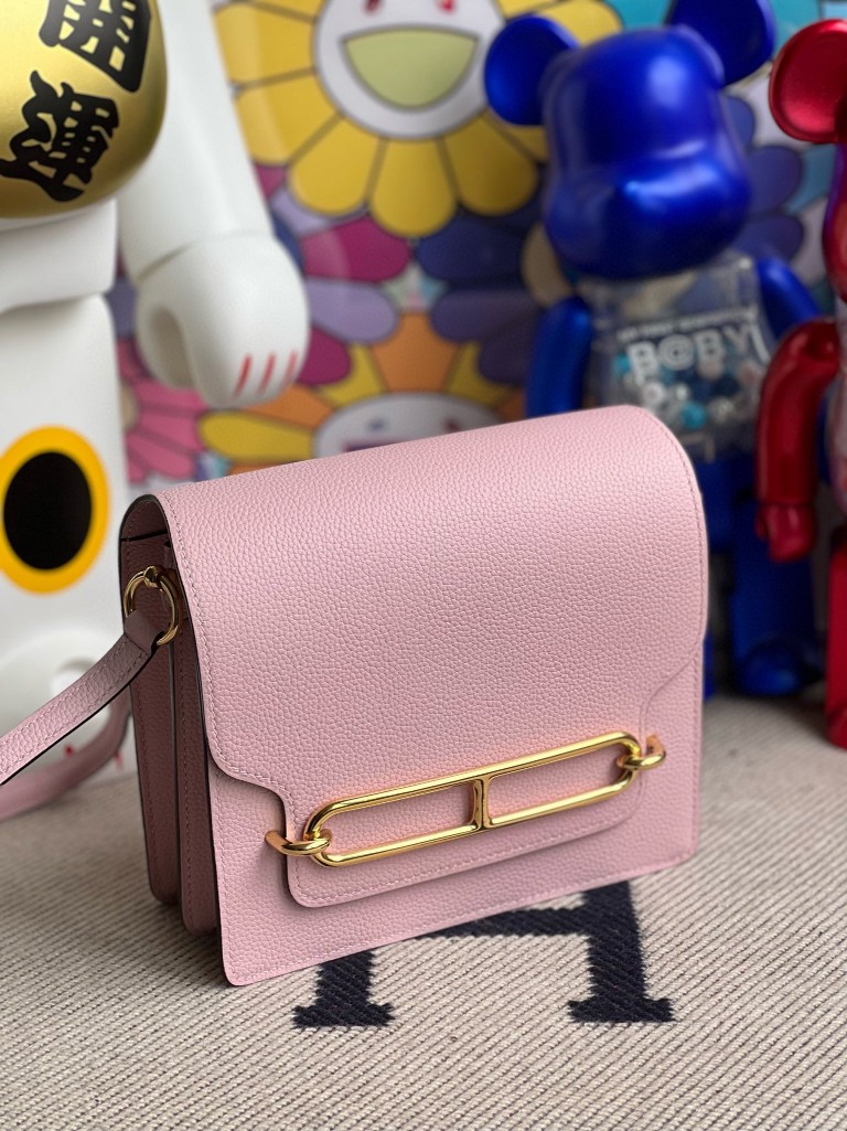 Hermès(爱马仕)Roulis 猪鼻子 evecolor x9 锦葵紫 金扣 18cm 顶级手缝-拉尔森鳄鱼皮具定制 - 爱马仕包包官网 Hermès(爱马仕)Roulis 猪鼻子 evecolor x9 锦葵紫 金扣 18cm 顶级手缝