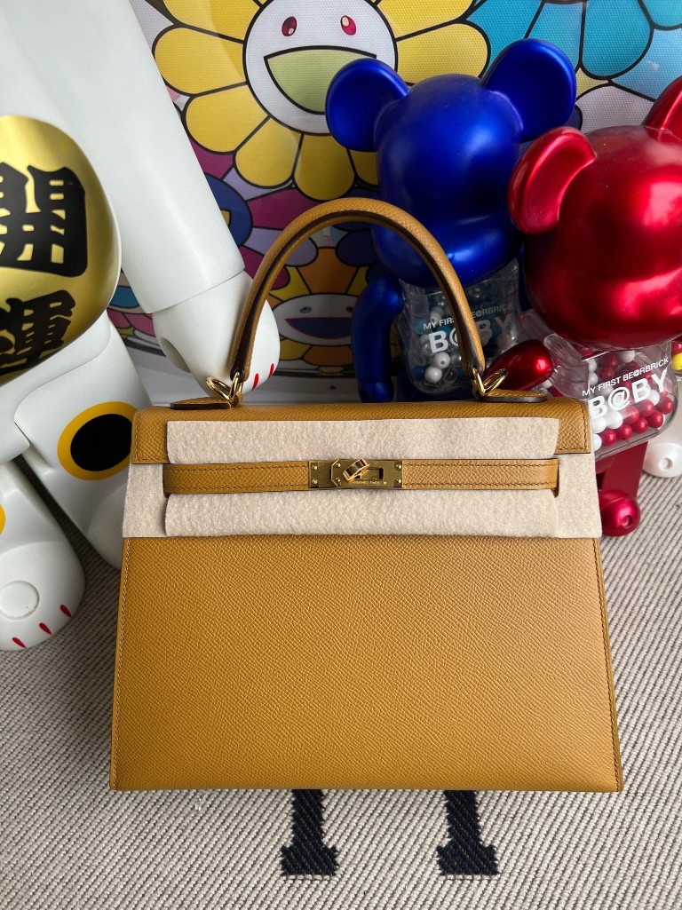 Hermès(爱马仕)kelly 凯莉包 Epsom 原厂掌纹皮 2S 芝麻色 Sesame 金扣 25cm 顶级手缝-拉尔森鳄鱼皮具定制 - 爱马仕包包官网 Hermès(爱马仕)kelly 凯莉包 Epsom 原厂掌纹皮 2S 芝麻色 Sesame 金扣 25cm 顶级手缝