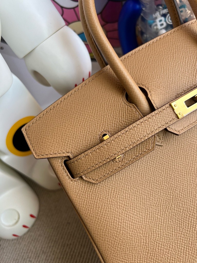 Hermès(爱马仕)Birkin 铂金包 Epsom 原厂掌纹 饼干色 Biscuit 金扣 25cm 顶级手缝-拉尔森鳄鱼皮具定制 - 爱马仕包包官网 Hermès(爱马仕)Birkin 铂金包 Epsom 原厂掌纹 饼干色 Biscuit 金扣 25cm 顶级手缝