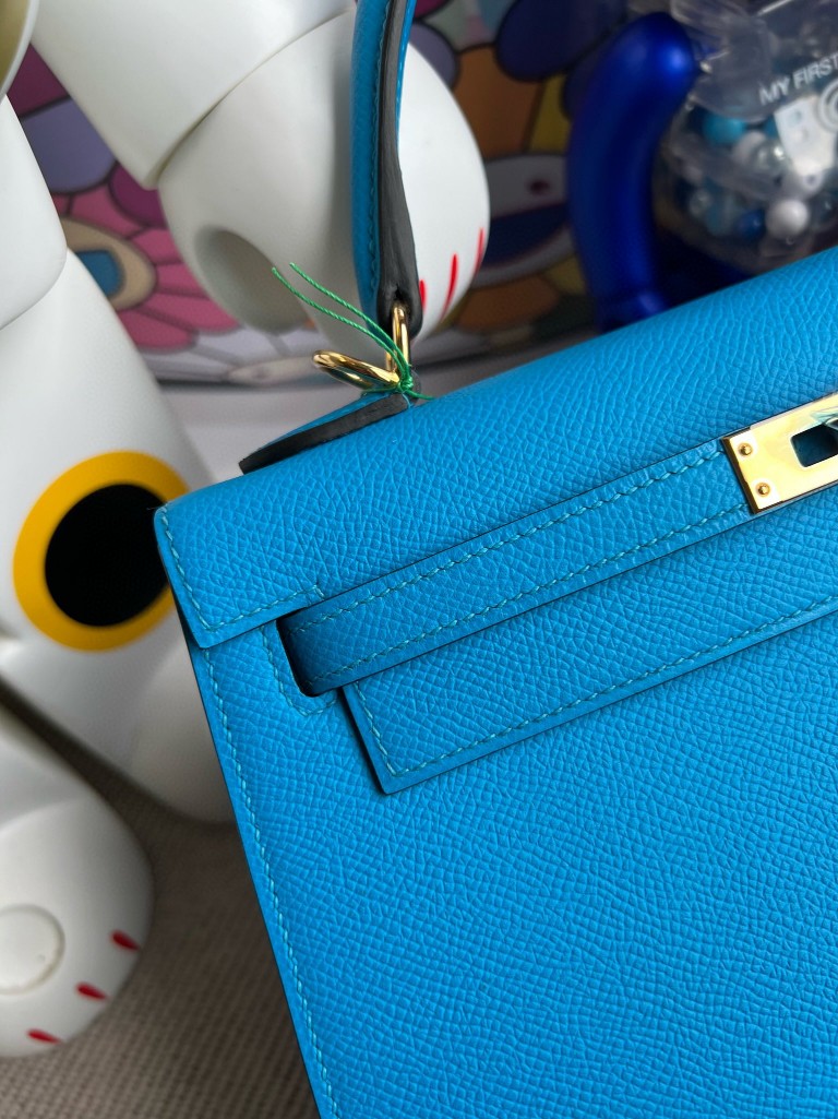 Hermès(爱马仕)kelly 凯莉包 Epsom 原厂掌纹皮 sellier OF 佛罗里达蓝 Blue Frida 金扣 25cm 顶级手缝-拉尔森鳄鱼皮具定制 - 爱马仕包包官网 Hermès(爱马仕)kelly 凯莉包 Epsom 原厂掌纹皮 sellier OF 佛罗里达蓝 Blue Frida 金扣 25cm 顶级手缝
