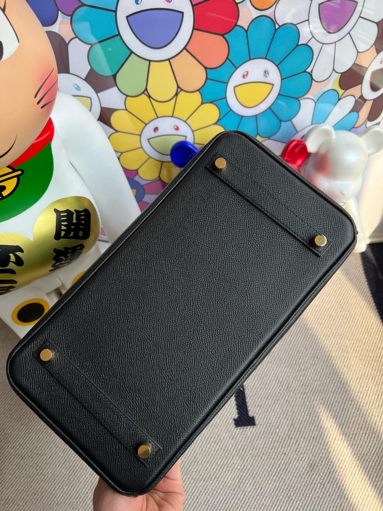 Hermès(爱马仕)Birkin 铂金包 Epsom 原厂掌纹皮 ck89 黑色 Noir 金扣 30cm 顶级手缝-拉尔森鳄鱼皮具定制 - 爱马仕包包官网 Hermès(爱马仕)Birkin 铂金包 Epsom 原厂掌纹皮 ck89 黑色 Noir 金扣 30cm 顶级手缝
