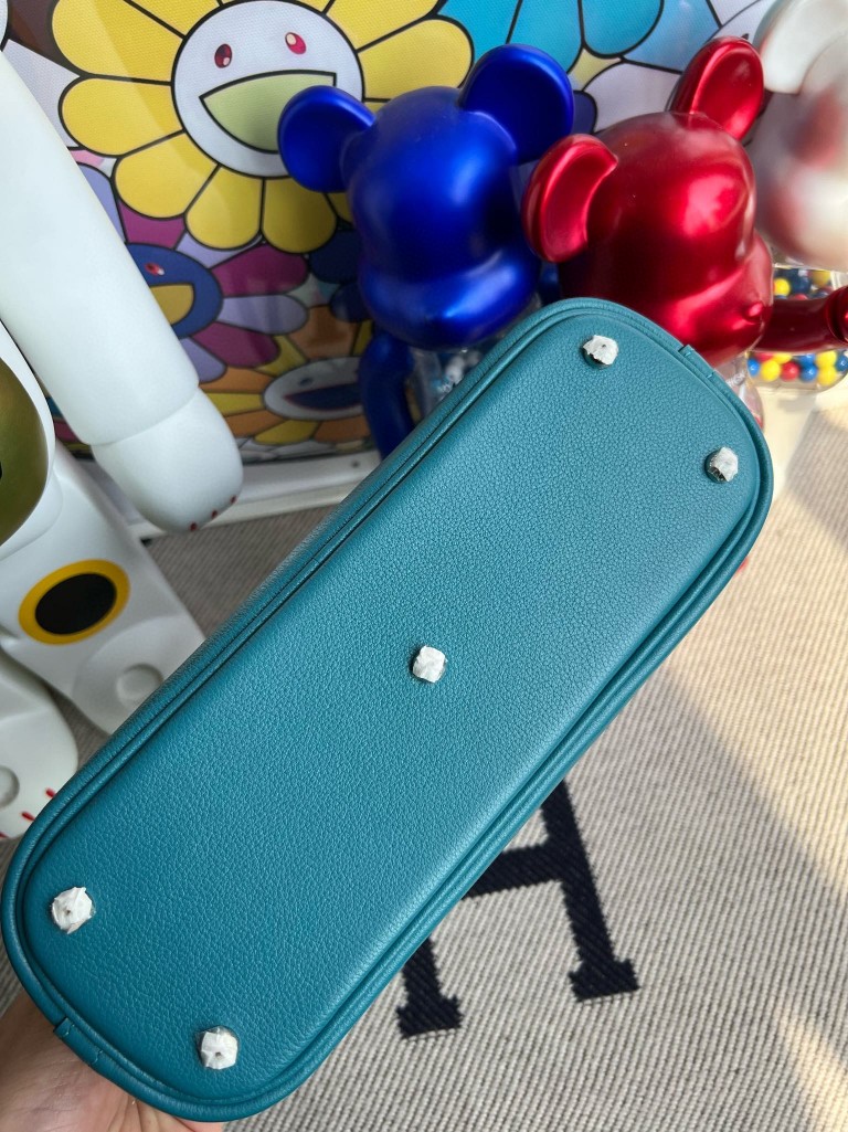 Hermès(爱马仕)Bolide 保龄球包 Evecolor W0 博斯普鲁斯绿 银扣 25cm 顶级手缝-拉尔森鳄鱼皮具定制 - 爱马仕包包官网 Hermès(爱马仕)Bolide 保龄球包 Evecolor W0 博斯普鲁斯绿 银扣 25cm 顶级手缝