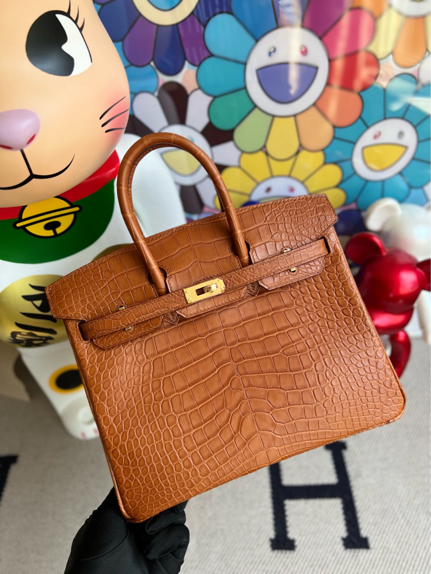 Hermès(爱马仕)Birkin 铂金包 Alligator matt 雾面鳄鱼 金棕色 金扣 25cm 顶级手缝-拉尔森鳄鱼皮具定制 - 爱马仕包包官网 Hermès(爱马仕)Birkin 铂金包 Alligator matt 雾面鳄鱼 金棕色 金扣 25cm 顶级手缝
