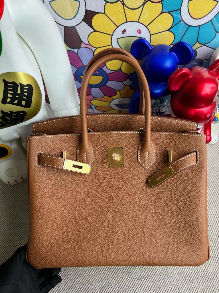 Hermès(爱马仕)Birkin 铂金包 原厂小牛皮 togo ck37 金棕色 Gold 金扣 30cm 顶级手缝-拉尔森鳄鱼皮具定制 - 爱马仕包包官网 Hermès(爱马仕)Birkin 铂金包 原厂小牛皮 togo ck37 金棕色 Gold 金扣 30cm 顶级手缝