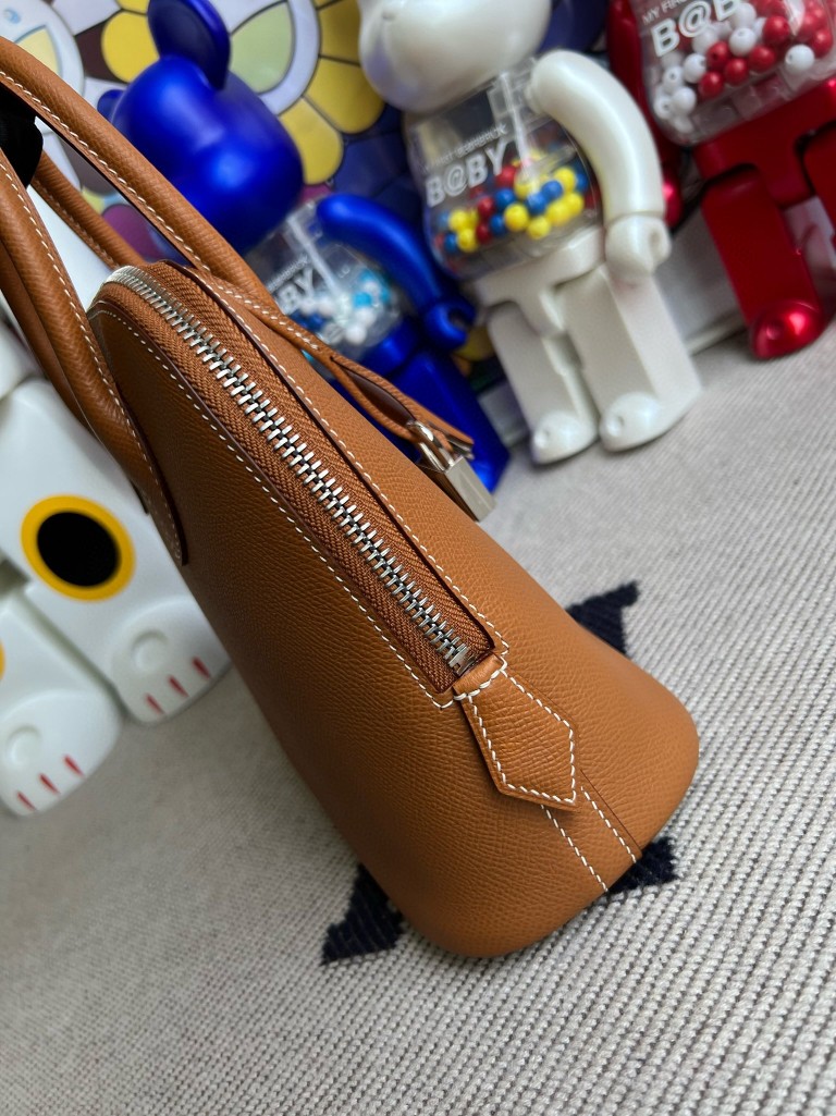 Hermès(爱马仕)Bolide 保龄球包 Epsom 原厂掌纹皮 ck37 金棕色 Gold 银扣 25cm 顶级手缝-拉尔森鳄鱼皮具定制 - 爱马仕包包官网 Hermès(爱马仕)Bolide 保龄球包 Epsom 原厂掌纹皮 ck37 金棕色 Gold 银扣 25cm 顶级手缝
