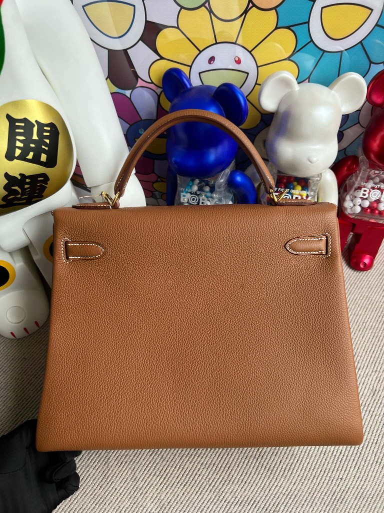 Hermès(爱马仕)Kelly 凯莉包 原厂小牛皮 togo ck37 金棕色 Gold 金扣 32cm 顶级手缝-拉尔森鳄鱼皮具定制 - 爱马仕包包官网 Hermès(爱马仕)Kelly 凯莉包 原厂小牛皮 togo ck37 金棕色 Gold 金扣 32cm 顶级手缝